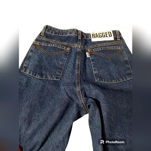 Ragged jeans blue jeans